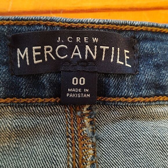 J. Crew Mercantile Blue Denim Jean Skirt - Picture 2 of 11